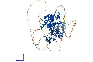 AlphaFold protein structure predicition of Mouse Recombinant Rgs9 Protein, UniprotID O54828 (RGS Protein (AA 1-675) (His tag))