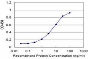 Detection limit for recombinant GST tagged CAP1 is approximately 0. (CAP1 antibody  (AA 1-475))