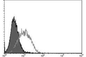 Flow cytometric analysis of CD267 expression on EBV-LCL cells. (TACI antibody)