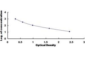 Typical standard curve (CCK8 ELISA Kit)