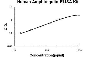 Human Amphiregulin(AR) Accusignal ELISA Kit Human Amphiregulin(AR) AccuSignal ELISA Kit standard curve.