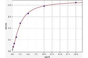 Typical standard curve (Contactin 4 ELISA Kit)
