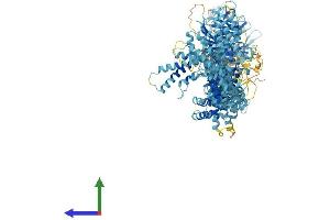 AlphaFold protein structure predicition of Mouse Recombinant Nup160 Protein, UniprotID Q9Z0W3 (NUP160 Protein (AA 1-1402) (His tag))