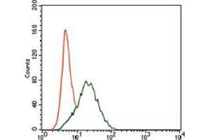 Flow Cytometry (FACS) image for anti-Protein tyrosine Phosphatase, Non-Receptor Type 11 (PTPN11) (AA 263-329) antibody (ABIN1098117)