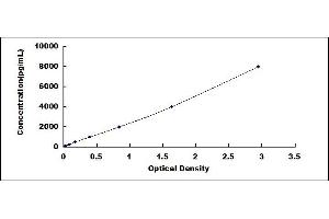 Typical standard curve (MSTN ELISA Kit)