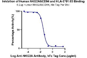 Binding Studies (Bind) image for NKG2A & CD94 protein (His-Avi Tag) (ABIN7275328)