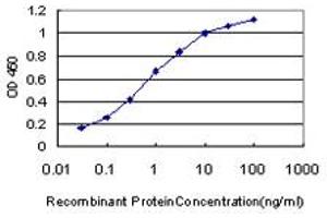 Detection limit for recombinant GST tagged CDADC1 is approximately 0.