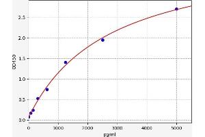 Typical standard curve (PSMB5 ELISA Kit)