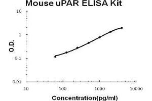 Mouse uPAR PicoKine ELISA Kit standard curve