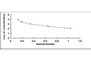 Typical standard curve