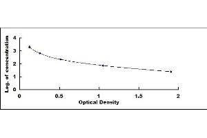 Typical standard curve (UCN3 ELISA Kit)