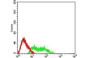 Flow Cytometry (FACS) image for anti-Mucin 5 Subtype B (MUC5B) (AA 26-166) antibody (ABIN7193318)
