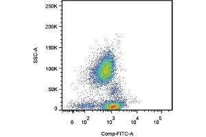 Flow Cytometry (FACS) image for anti-Selectin P Ligand (SELPLG) antibody (FITC) (ABIN400880) (SELPLG antibody  (FITC))