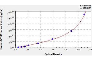 Typical Standard Curve (MYLIP ELISA Kit)