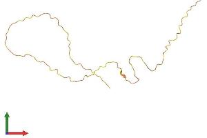 AlphaFold protein structure predicition of Human Recombinant KRTAP15-1 Protein, UniprotID Q3LI76