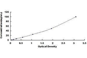 Typical standard curve