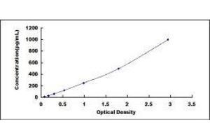 Typical standard curve (LBP ELISA Kit)