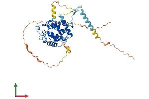 AlphaFold protein structure predicition of Human Recombinant CCNYL1 Protein, UniprotID Q8N7R7 (CCNYL1 Protein (AA 1-359) (His tag))