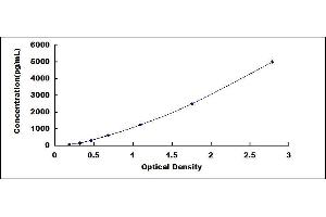 Typical standard curve (Neurotrophin 3 ELISA Kit)