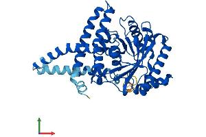 AlphaFold protein structure predicition of Mouse Recombinant Agpat4 Protein, UniprotID Q8K4X7 (AGPAT4 Protein (AA 1-378) (His tag))