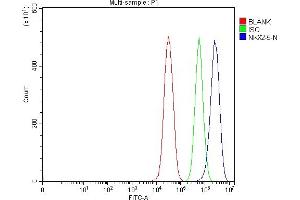 Flow Cytometry analysis of 293T cells using anti-Nkx2.