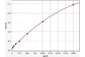 Typical standard curve (WIF1 ELISA Kit)