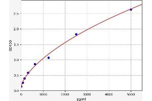 Typical standard curve (LRP5 ELISA Kit)
