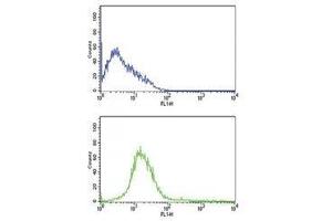 Flow Cytometry (FACS) image for anti-Platelet/endothelial Cell Adhesion Molecule (PECAM1) (AA 690-718) antibody (ABIN3028932)