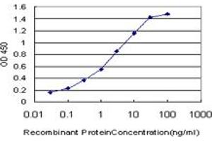 Detection limit for recombinant GST tagged AGC1 is approximately 0. (Aggrecan antibody  (AA 56-155))