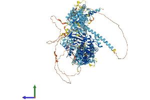 AlphaFold protein structure predicition of Mouse Recombinant Map3k15 Protein, UniprotID A2AQW0 (MAP3K15 Protein (AA 1-1331) (His tag))