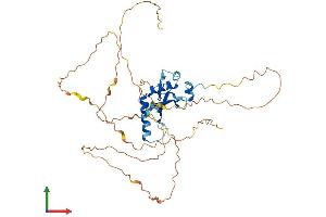 AlphaFold protein structure predicition of Mouse Recombinant Prr30 Protein, UniprotID Q9D9B7 (PRR30 Protein (AA 1-401) (His tag))
