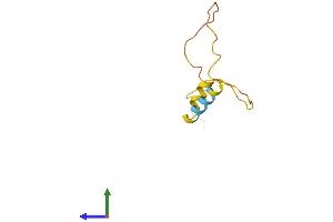 AlphaFold protein structure predicition of Human Recombinant KRTAP19-4 Protein, UniprotID Q3LI73
