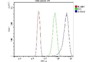 Flow Cytometry analysis of U20S cells using anti-SHISA6 antibody (ABIN7600931). (SHISA6 antibody  (AA 253-483))