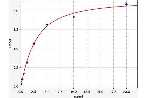 Typical standard curve (ATP2A3 ELISA Kit)