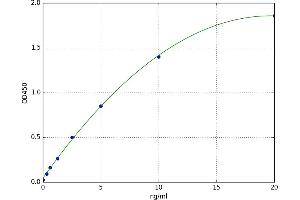 A typical standard curve