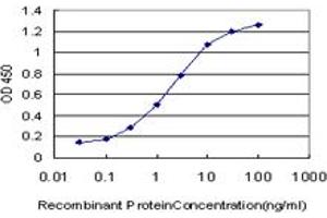 ELISA image for anti-Transcription Factor AP-4 (Activating Enhancer Binding Protein 4) (TFAP4) (AA 93-193) antibody (ABIN598970) (TFAP4 antibody  (AA 93-193))