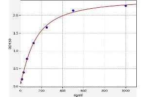Typical standard curve