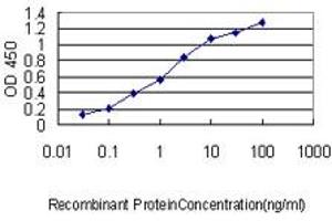 ELISA image for anti-Iron-sulfur cluster assembly enzyme ISCU, mitochondrial (ISCU) (AA 26-167) antibody (ABIN565100)