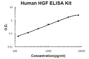 ELISA image for Hepatocyte Growth Factor (Hepapoietin A, Scatter Factor) (HGF) ELISA Kit (ABIN6719938)
