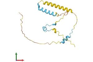 AlphaFold protein structure predicition of Human Recombinant DPPA3 Protein, UniprotID Q6W0C5