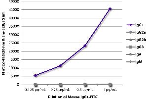 ELISA image for Mouse IgG1 isotype control (FITC) (ABIN376072)