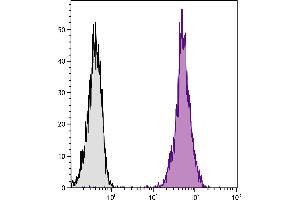 Human peripheral blood lymphocytes were stained with Mouse Anti-Human CD45-PE. (CD45 antibody  (PE))