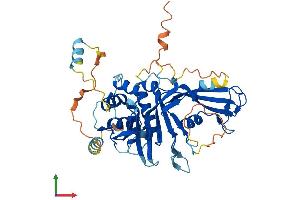 Protein Structure (PS) image for Ubiquitin Specific Peptidase 27, X-Linked (USP27X) (AA 1-438) protein (His tag) (ABIN7544966)