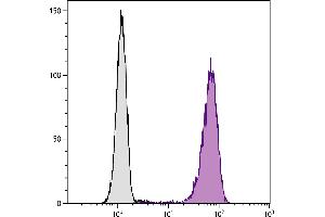 Human peripheral blood granulocytes were stained with Mouse Anti-Human CD16-AF488. (CD16 antibody)