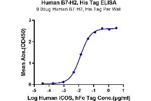 ELISA image for Inducible T-Cell Co-Stimulator Ligand (ICOSLG) (AA 19-258) protein (His-Avi Tag) (ABIN7273967)