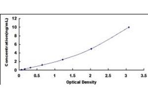 Typical standard curve (Fusion (FUS) ELISA Kit)