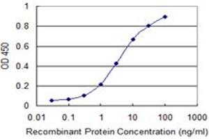 Detection limit for recombinant GST tagged PSAP is 0. (Prosaposin antibody  (AA 1-524))