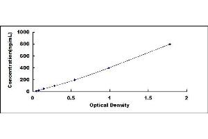 Typical standard curve (C5 ELISA Kit)