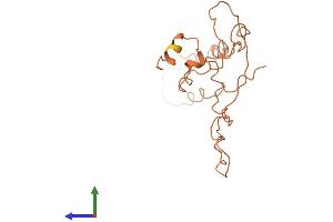 AlphaFold protein structure predicition of Human Recombinant KRTAP9-7 Protein, UniprotID A8MTY7 (KRTAP9-7 Protein (AA 1-169) (His tag))