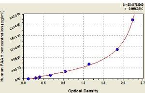 Typical Standard Curve (FAAH ELISA Kit)